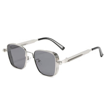 Load image into Gallery viewer, Steampunk Square Sunglasses Brand Design Men Women Vintage Metal Punk Sun glasses UV400 Shades