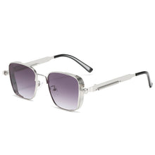 Load image into Gallery viewer, Steampunk Square Sunglasses Brand Design Men Women Vintage Metal Punk Sun glasses UV400 Shades