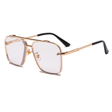 Load image into Gallery viewer, Steampunk Square Sunglasses Men Sun Glasses Women UV400 Mirror Shades Pilot Goggles Eyewear Gafas De Sol