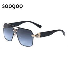 Load image into Gallery viewer, Steampunk Square Vintage  Sunglasses For Men Tone  Designer Sun Glasses Women Des Lunettes De Soleil