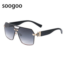 Load image into Gallery viewer, Steampunk Square Vintage  Sunglasses For Men Tone  Designer Sun Glasses Women Des Lunettes De Soleil