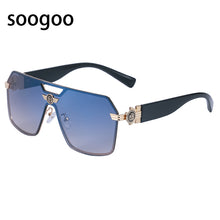 Load image into Gallery viewer, Steampunk Square Vintage  Sunglasses For Men Tone  Designer Sun Glasses Women Des Lunettes De Soleil