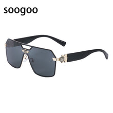 Load image into Gallery viewer, Steampunk Square Vintage  Sunglasses For Men Tone  Designer Sun Glasses Women Des Lunettes De Soleil