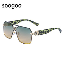 Load image into Gallery viewer, Steampunk Square Vintage  Sunglasses For Men Tone  Designer Sun Glasses Women Des Lunettes De Soleil