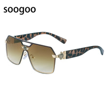 Load image into Gallery viewer, Steampunk Square Vintage  Sunglasses For Men Tone  Designer Sun Glasses Women Des Lunettes De Soleil