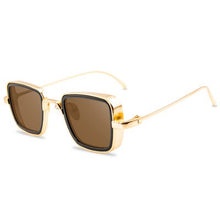 Load image into Gallery viewer, Steampunk Style Square Sunglasses Classic Gothic Men Women Brand Designer Square AlloyFrame Colorful Lens Sun Glasses