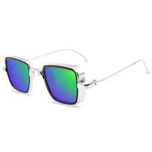 Load image into Gallery viewer, Steampunk Style Square Sunglasses Classic Gothic Men Women Brand Designer Square AlloyFrame Colorful Lens Sun Glasses