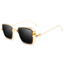 Load image into Gallery viewer, Steampunk Style Square Sunglasses Classic Gothic Men Women Brand Designer Square AlloyFrame Colorful Lens Sun Glasses