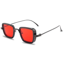 Load image into Gallery viewer, Steampunk Style Square Sunglasses Classic Gothic Men Women Brand Designer Square AlloyFrame Colorful Lens Sun Glasses