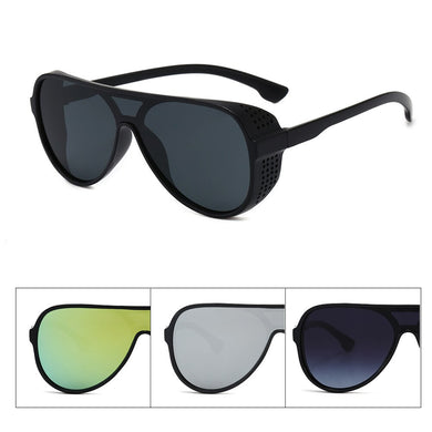 Steampunk Style Sunglasses for Men 2023 Fashionable Casual Street Style UV400 Shades Y2k Glasses Eyewear Gafas De Sol Hombre