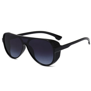 Steampunk Style Sunglasses for Men 2023 Fashionable Casual Street Style UV400 Shades Y2k Glasses Eyewear Gafas De Sol Hombre