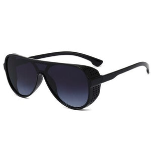 Steampunk Style Sunglasses for Men 2023 Fashionable Casual Street Style UV400 Shades Y2k Glasses Eyewear Gafas De Sol Hombre