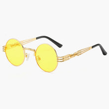 Load image into Gallery viewer, Steampunk Sunglasses Brand Design Men Women Vintage Metal Punk Round Sun glasses UV400 Shades