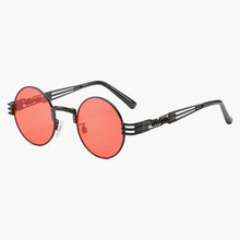 Load image into Gallery viewer, Steampunk Sunglasses Brand Design Men Women Vintage Metal Punk Round Sun glasses UV400 Shades