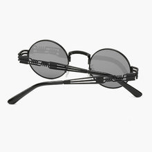 Load image into Gallery viewer, Steampunk Sunglasses Brand Design Men Women Vintage Metal Punk Round Sun glasses UV400 Shades