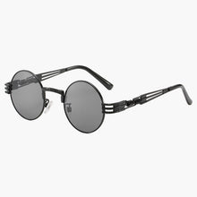 Load image into Gallery viewer, Steampunk Sunglasses Brand Design Men Women Vintage Metal Punk Round Sun glasses UV400 Shades