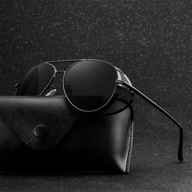 Steampunk Sunglasses Brand Design Men Women Vintage Metal Steam Punk Sun glasses UV400 Shades Eyewear Gafas de Sol