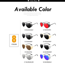 Load image into Gallery viewer, Steampunk Sunglasses Brand Design Men Women Vintage Metal Steam Punk Sun glasses UV400 Shades Eyewear Gafas de Sol