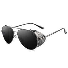 Load image into Gallery viewer, Steampunk Sunglasses Brand Design Men Women Vintage Metal Steam Punk Sun glasses UV400 Shades Eyewear Gafas de Sol