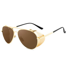 Load image into Gallery viewer, Steampunk Sunglasses Brand Design Men Women Vintage Metal Steam Punk Sun glasses UV400 Shades Eyewear Gafas de Sol