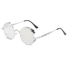 Load image into Gallery viewer, Steampunk Sunglasses Brand Designer Men Women Vintage Metal Punk Round Sun glasses UV400 Shades