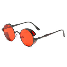 Load image into Gallery viewer, Steampunk Sunglasses Brand Designer Men Women Vintage Metal Punk Round Sun glasses UV400 Shades