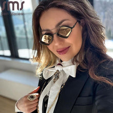 Load image into Gallery viewer, Steampunk Sunglasses Men Women Brand Designer Vintage Rhombus Metal Frame Sun Glasses UV400 Shades Geometry Eyewear