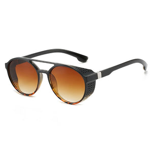 Steampunk Sunglasses For Men Brand Design Retro Trend Male Beach Car Driving Fishing Travel UV400 Sun Glasses Eyewear