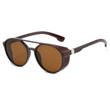 Load image into Gallery viewer, Steampunk Sunglasses For Men Brand Design Retro Trend Male Beach Car Driving Fishing Travel UV400 Sun Glasses Eyewear