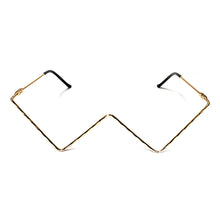 Load image into Gallery viewer, Steampunk Sunglasses Frames Women Triangle Metal Eyeglasses Frames Men Vintage Sunglasses Frames Retro Daily Eyewear
