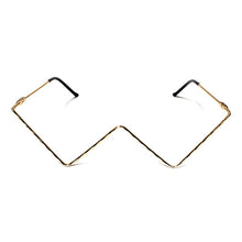 Load image into Gallery viewer, Steampunk Sunglasses Frames Women Triangle Metal Eyeglasses Frames Men Vintage Sunglasses Frames Retro Daily Eyewear