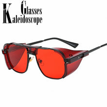 Load image into Gallery viewer, Steampunk Sunglasses Men  Brand Designer  Vintage Sun Glasses Women Classic Side Shields Steam Punk Eyeglasses UV400