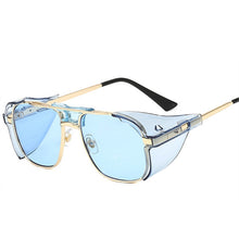 Load image into Gallery viewer, Steampunk Sunglasses Men  Brand Designer  Vintage Sun Glasses Women Classic Side Shields Steam Punk Eyeglasses UV400