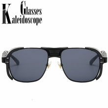 Load image into Gallery viewer, Steampunk Sunglasses Men  Brand Designer  Vintage Sun Glasses Women Classic Side Shields Steam Punk Eyeglasses UV400