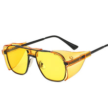 Load image into Gallery viewer, Steampunk Sunglasses Men  Brand Designer  Vintage Sun Glasses Women Classic Side Shields Steam Punk Eyeglasses UV400