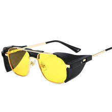 Load image into Gallery viewer, Steampunk Sunglasses Men  Brand Designer  Vintage Sun Glasses Women Classic Side Shields Steam Punk Eyeglasses UV400