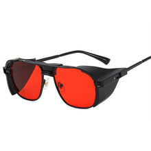 Load image into Gallery viewer, Steampunk Sunglasses Men  Brand Designer  Vintage Sun Glasses Women Classic Side Shields Steam Punk Eyeglasses UV400