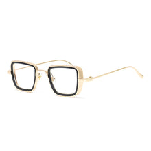 Load image into Gallery viewer, Steampunk Sunglasses Men Punk Square Sun Glasses Women Metal Frames Shades UV400 Driving Retro Male Eyewear Oculos Escuros
