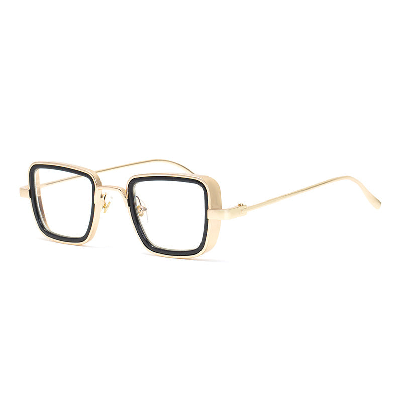 Steampunk Sunglasses Men Punk Square Sun Glasses Women Metal Frames Shades UV400 Driving Retro Male Eyewear Oculos Escuros