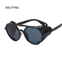 Load image into Gallery viewer, Steampunk Sunglasses Men Women Retro Goggles Round Sun Glasses Male Female Steam Punk Vintage Eyewear Oculos De Sol