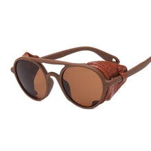 Load image into Gallery viewer, Steampunk Sunglasses Men Women Retro Goggles Round Sun Glasses Male Female Steam Punk Vintage Eyewear Oculos De Sol