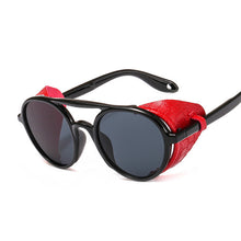 Load image into Gallery viewer, Steampunk Sunglasses Men Women Retro Goggles Round Sun Glasses Male Female Steam Punk Vintage Eyewear Oculos De Sol