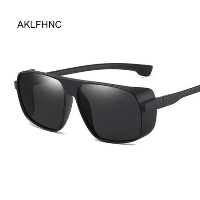 Steampunk Sunglasses Men Women Retro Goggles Square Sun Glasses Male Female Steam Punk Vintage Eyewear Oculos De Sol