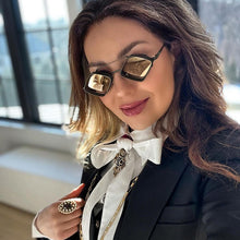 Load image into Gallery viewer, Steampunk Sunglasses Retro Men Ladies Metal Hollow Frame Glasses Brand Designer  Sunglasses UV400