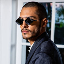 Load image into Gallery viewer, Steampunk Sunglasses Retro Men Ladies Metal Hollow Frame Glasses Brand Designer  Sunglasses UV400