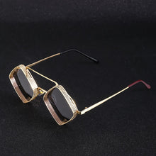 Load image into Gallery viewer, Steampunk Sunglasses Retro Men Ladies Metal Hollow Frame Glasses Brand Designer  Sunglasses UV400