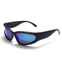 Carica l'immagine nel visualizzatore di Gallery, Occhiali da sole Steampunk da donna Occhiali da sole sportivi a specchio da uomo UV400 Occhiali da sole punk Occhiali colorati Gafas De Sol