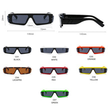 Load image into Gallery viewer, Steampunk Sunglasses Women Personality Flat Top Rectangle Sun Glasses Men Vintage Steam Punk Eyeglasses Ins Popular Glasses Gafa