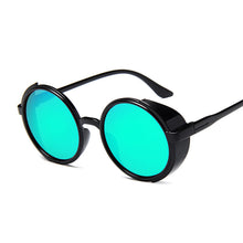 Load image into Gallery viewer, Steampunk Sunglasses Women Retro Goggles Round Sun Glasses Female Steam Punk Vintage Eyewear Oculos De Sol