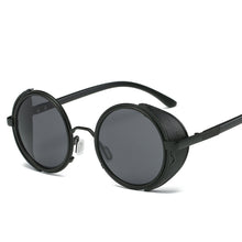 Carica l'immagine nel visualizzatore di Gallery, Steampunk Sunglasses Women Round Glasses Goggles Men Side Visor Circle Lens Unisex Vintage Retro Style Punk Oculos De Sol